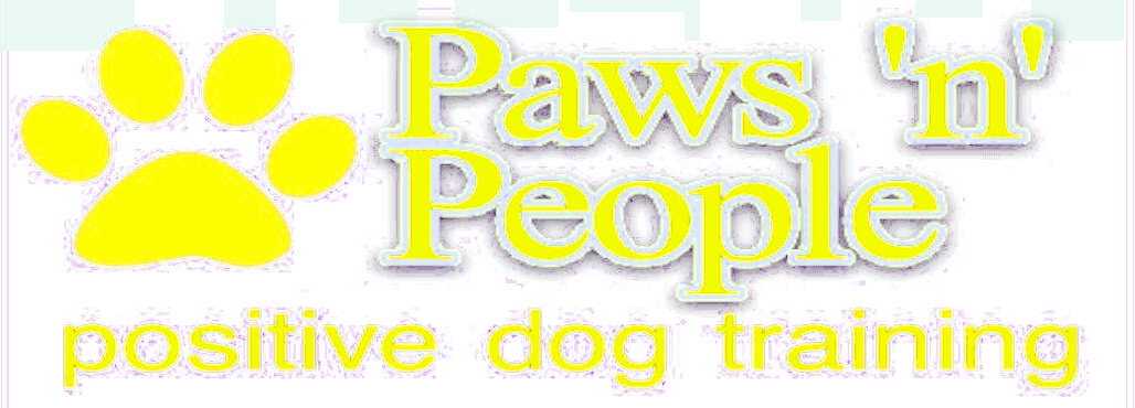 Paws n People positive dog training logo.